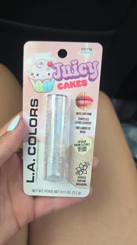 Juicy Cakes Lip Balm, Vanilla Icing