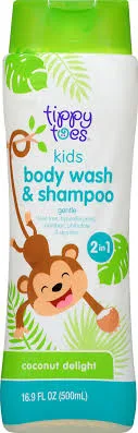 Kids 2 in 1 Baby Wash & Shampoo, Coconut Delight