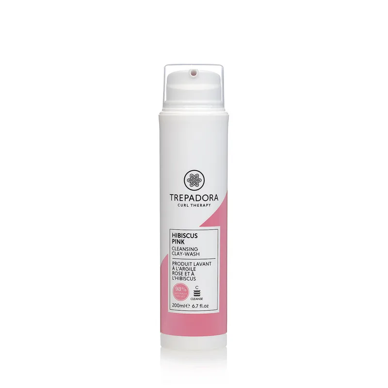 Curl Therapy Cleansing Clay Wash, Hibiscus Pink (2020 formulation)