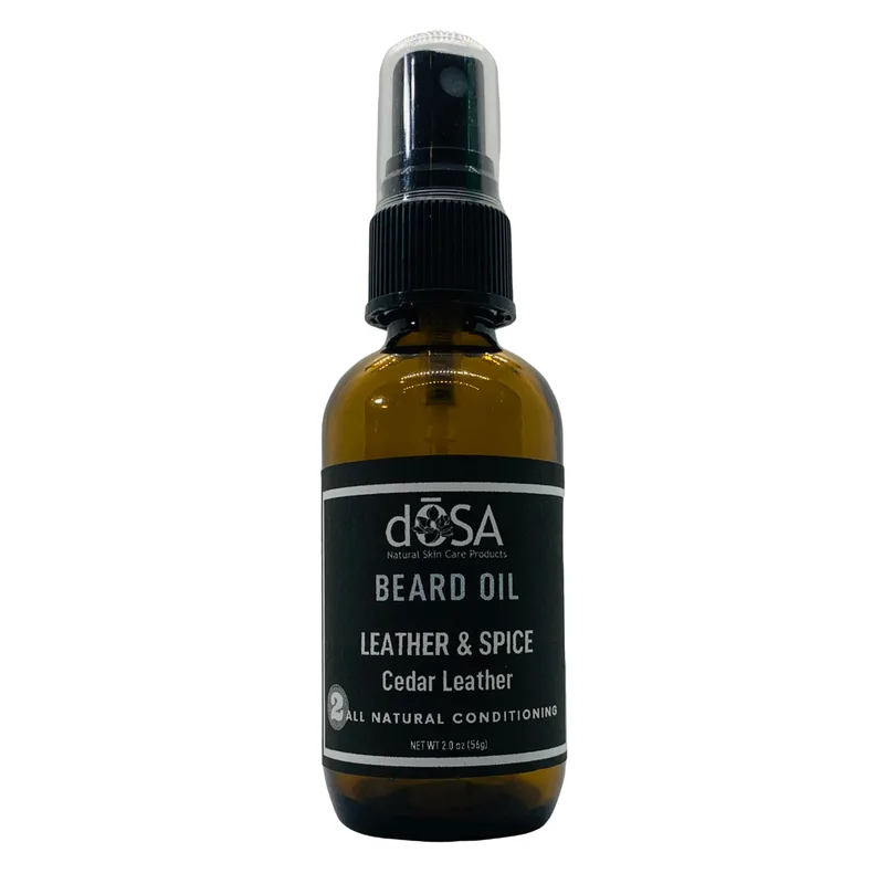 Beard Oil, Leather & Spice (2020 formulation)