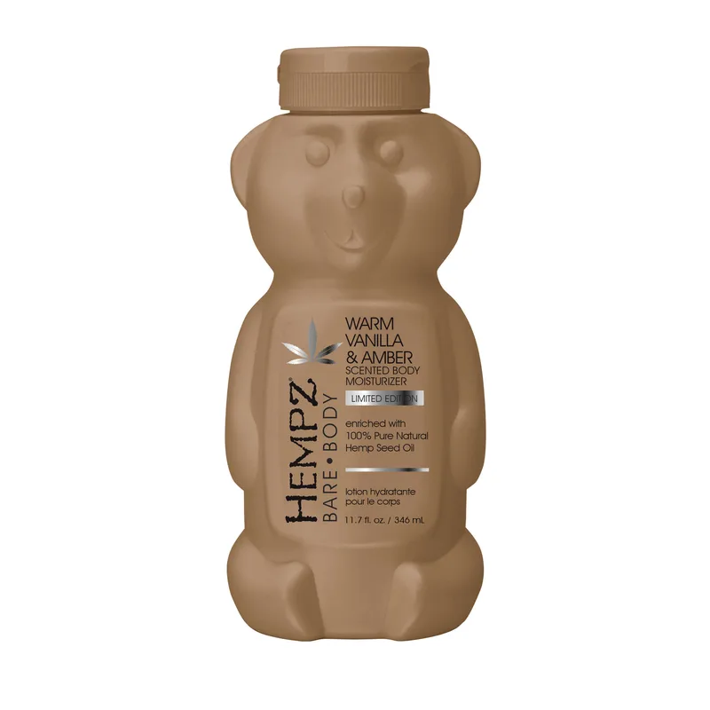 Bare Body Herbal Body Moisturizer, Warm Vanilla & Amber