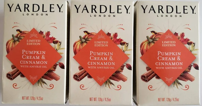Yardley London Pumpkin Cream & Cinnamon With Amyris Oil (2020 formulation)
