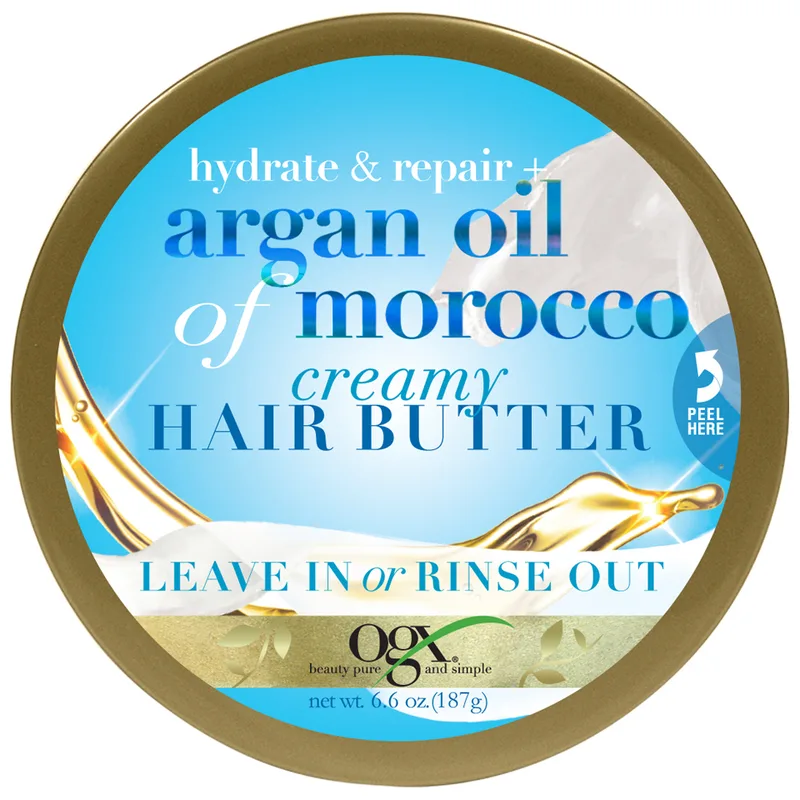Hydrate & Repair + Argan Oil of Morocco Creamy Hair Butter (2019 formulation)