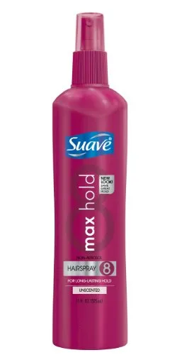 Max Hold Aerosol Hairspray For Women, Strong Hold For All Hair Types, Scented