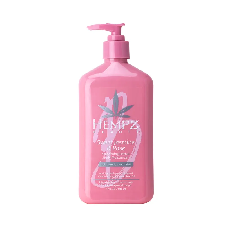 Collagen Infused Herbal Body Moisturizer, Sweet Jasmine & Rose