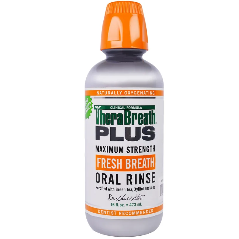 Plus Maximum Strength Fresh Breath Oral Rinse, Peppermint (2019 formulation)