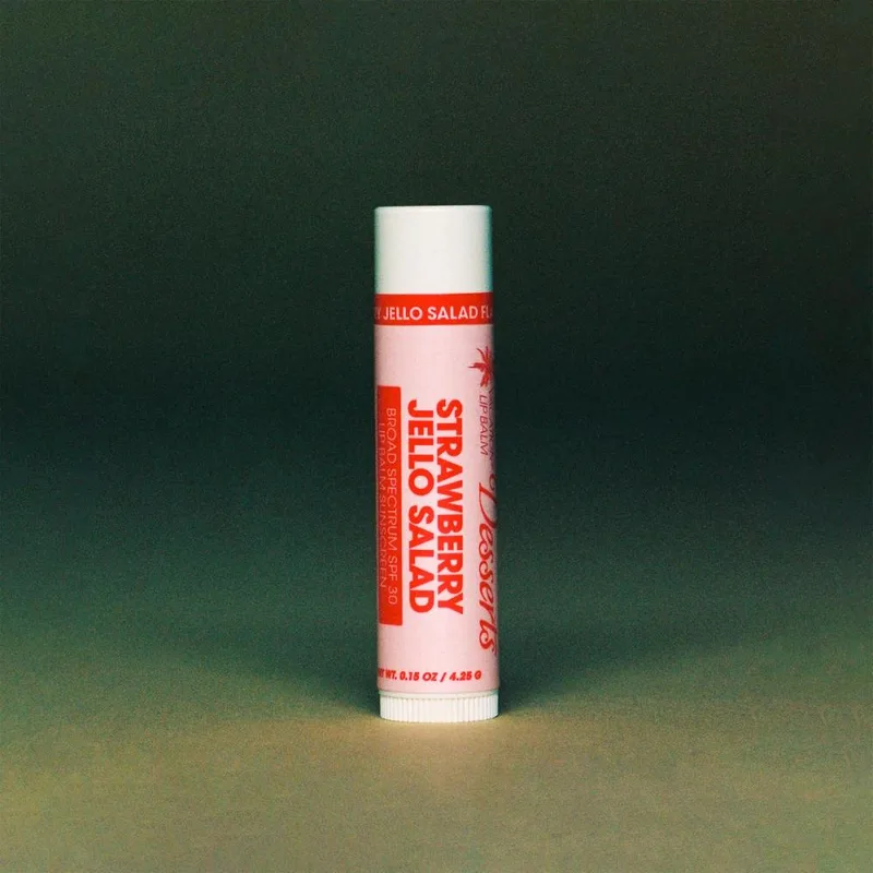 Lip Balm Sunscreen, Strawberry Jello Salad, SPF 30