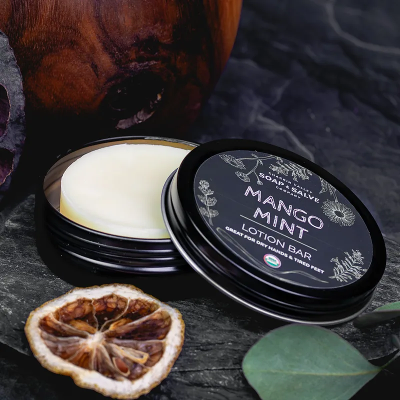 Chagrin Valley Soap and Salve Company Lotion Bar, Mango Mint