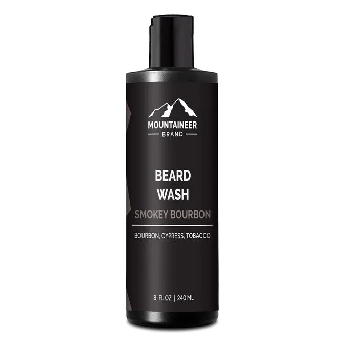Natural Beard Wash/Shampoo, Smokey Bourbon