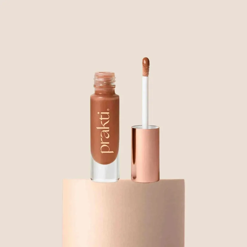 Beauty KhushiKiss Tinted Lip Oil, Creamy Cocoa