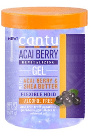Acai Berry Revitalizing Hair Gel, Acai Berry & Shea Butter, Flexible Hold