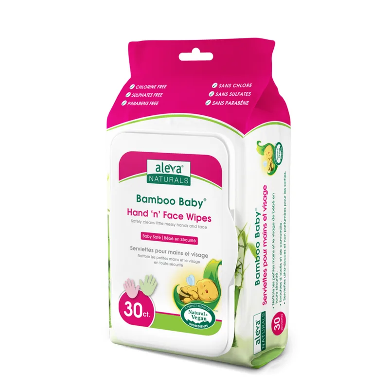 Bamboo Baby Hand 'n' Face Wipes