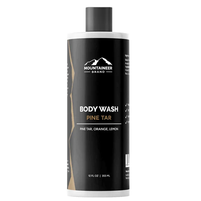 Natural Body Wash, Pine Tar
