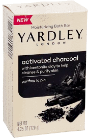 Yardley London Activated Charcoal Moisturizing Bath Bar