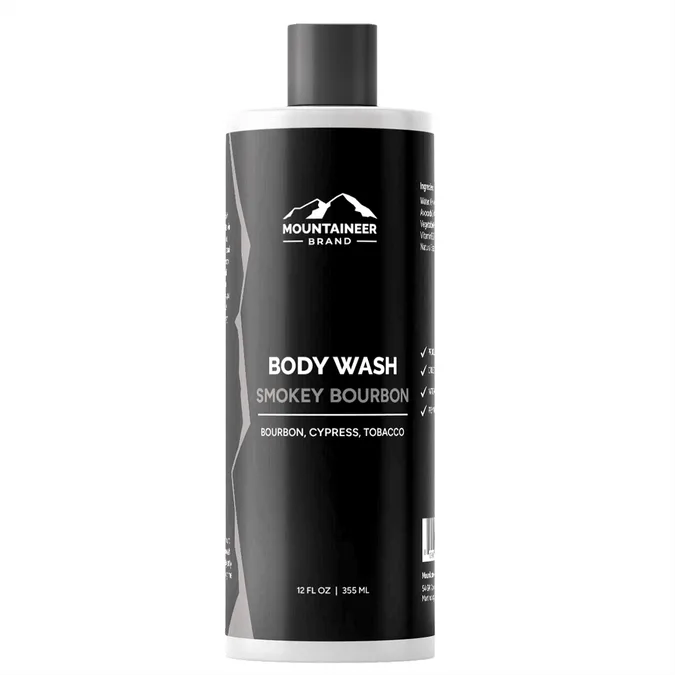 Natural Body Wash, Smokey Bourbon