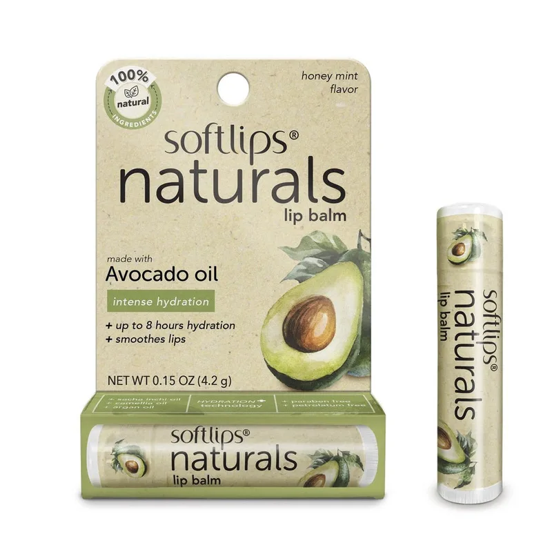 Avocado Oil Lip Balm, Honey Mint