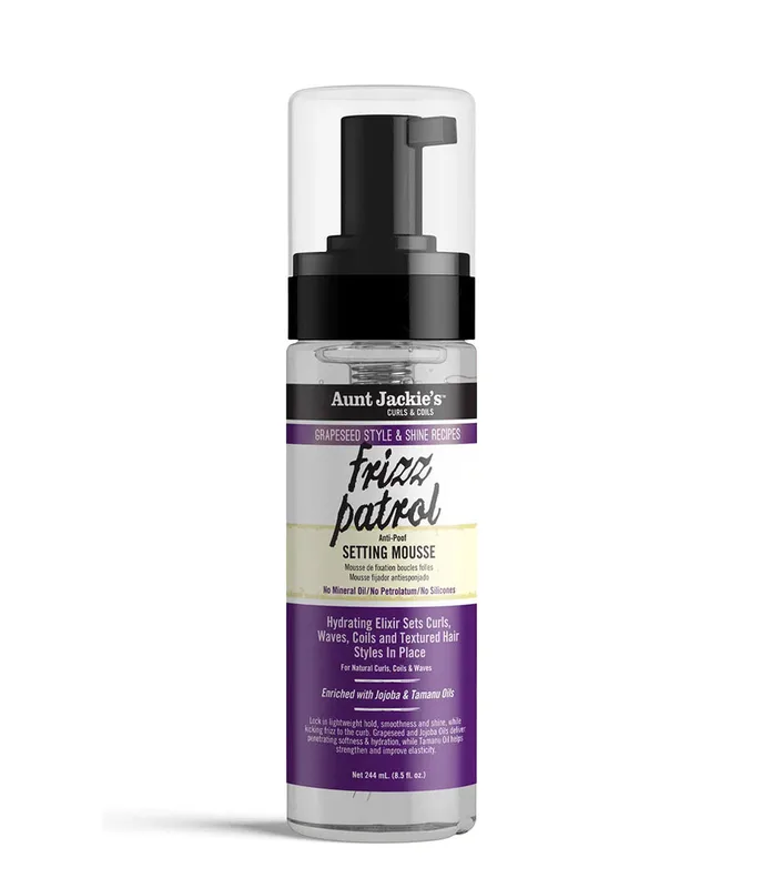 Frizz Patrol Anti-Poof Twist & Curl Setting Mousse