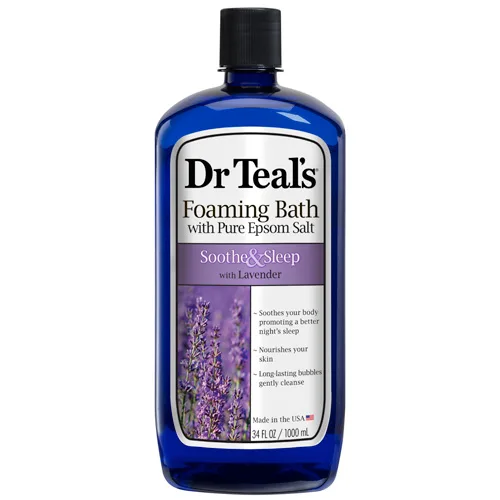 Detoxify & Energize Foaming Bubble Bath with Pure Epsom Salt, Ginger & Clay