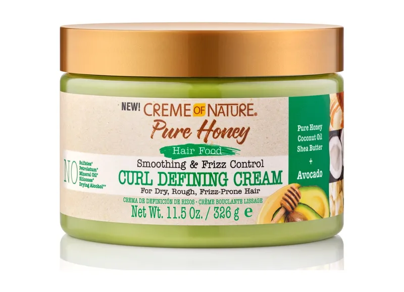 Pure Honey Hair Food Honey + Avocado Curl Defining Cream
