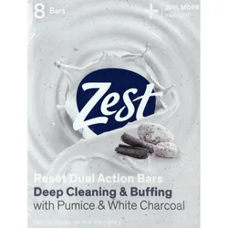 Reset Dual Action Buffing & Moisturizing Bars With White Charcoal & Oatmeal (2020 formulation)