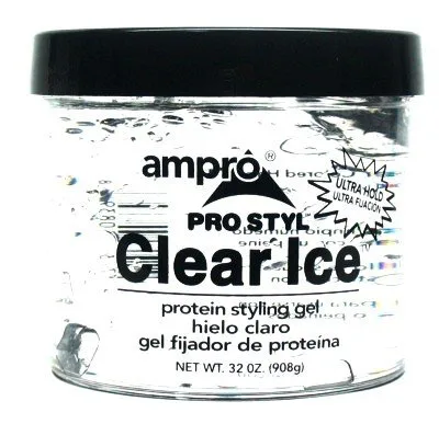 Tools Ampro Pro Styl Clear Ice Ultra Hold Protein Styling Gel, 6 oz., Moisturizing, Unisex