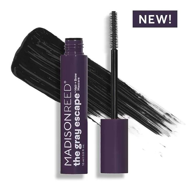 the Gray Escape Hair + Brow Mascara, Black