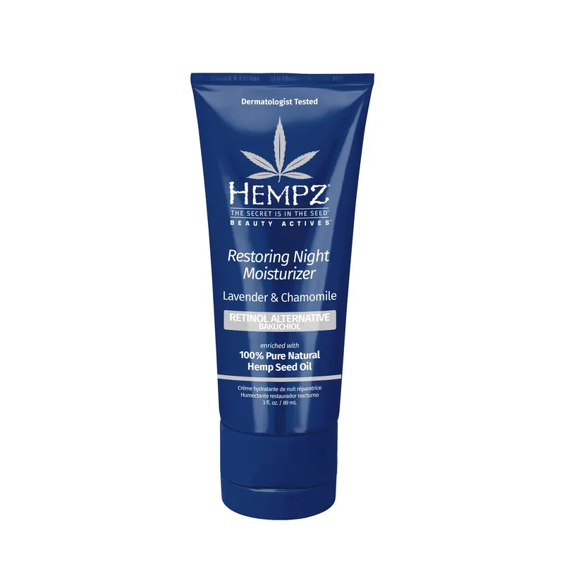 Beauty Actives Lavender & Chamomile Restoring Night Facial Moisturizer