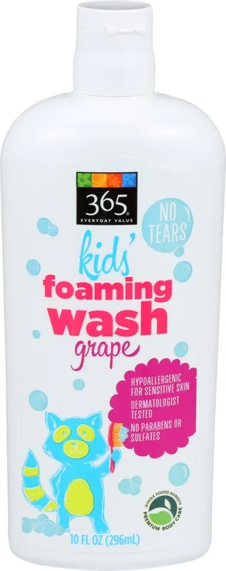 Kids Foaming Wash, Grape (2019 formulation)