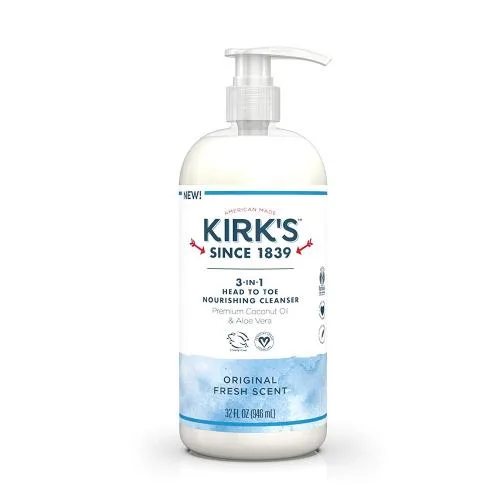 3 in 1 Head to Toe Nourishing Cleanser, Original Fresh Scent (2019 formulation)