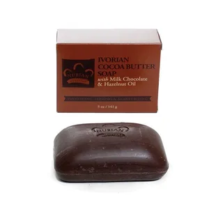 Ivorian Cocoa Bar Soap, Milk Chocolate & Hazlenut (2020 formulation)