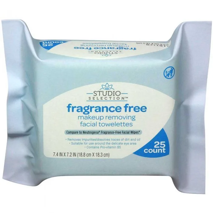 Makeup Removing Facial Towelettes, Fragrance Free (2018 formulation)