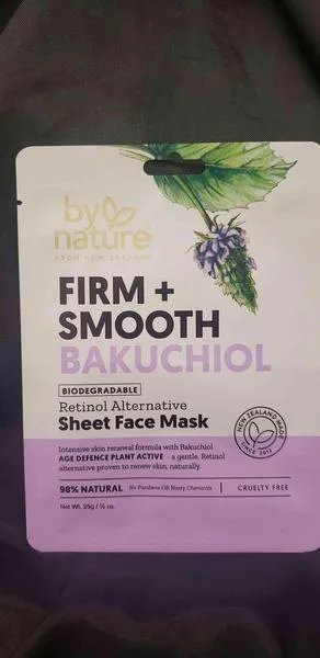 Firm + Smooth Retinol Alternative Sheet Face Mask, Bakuchiol