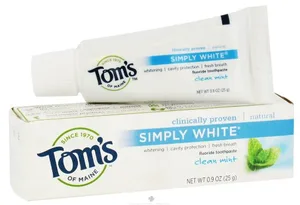 Simply White Clean Mint Toothpaste (2018 formulation)