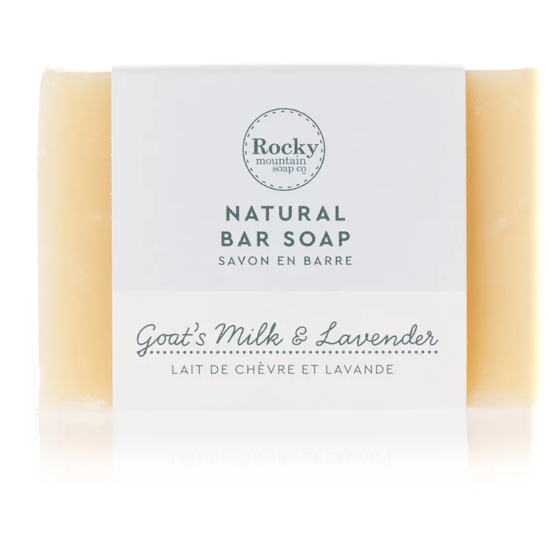 Natural Bar Soap, Goat's Milk & Lavender (2019 formulation)