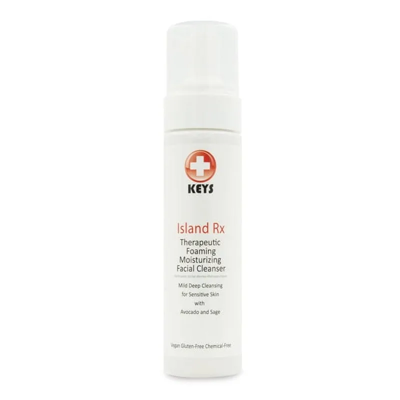 Island Rx Therapeutic Foaming Facial Cleanser by Keys (7.1oz Liquid)