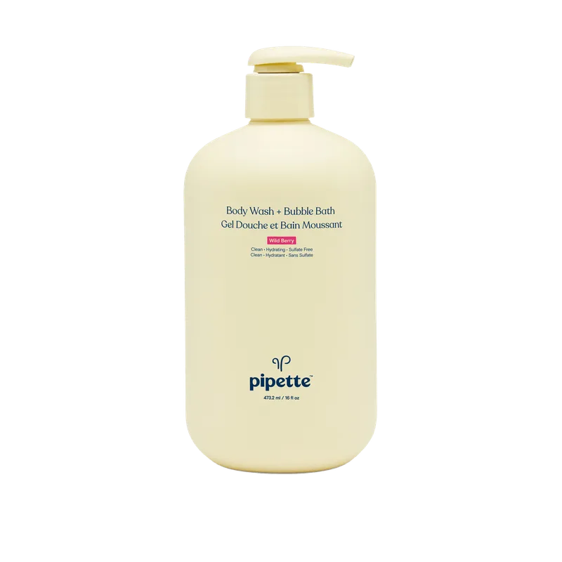 Body Wash + Bubble Bath, Wild Berry