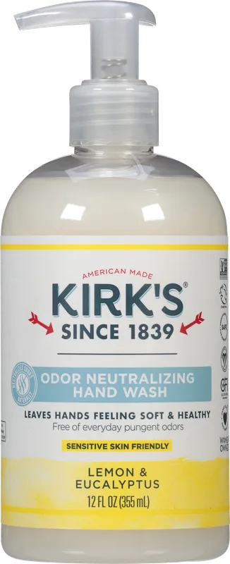 Odor Neutralizing Hand Wash, Lemon & Eucalyptus (2018 formulation)