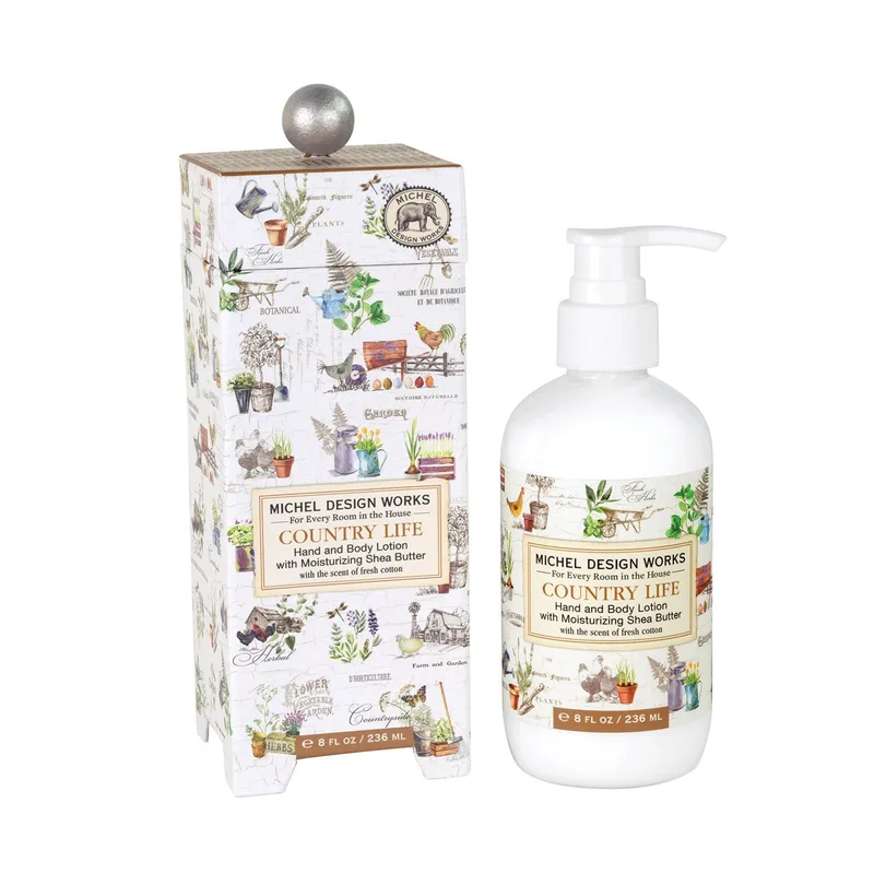 Country Life Hand and Body Lotion With Moisturizing Shea Butter, With the Scent of Fresh Cotton