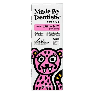 Fluoride Anticavity Toothpaste for Kids, Cheetah Dust Strawberry