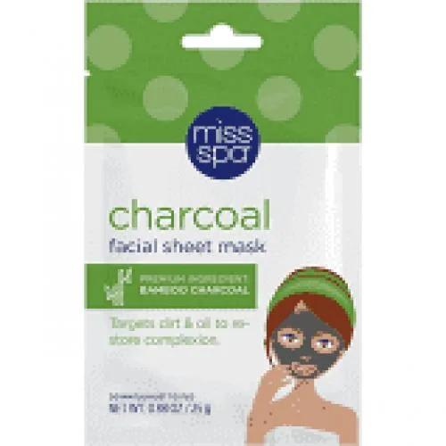 Facial Sheet Mask, Charcoal (2018 formulation)