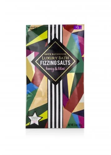 Luxury Bath Fizzing Salts, Honey & Lilac (2018 formulation)
