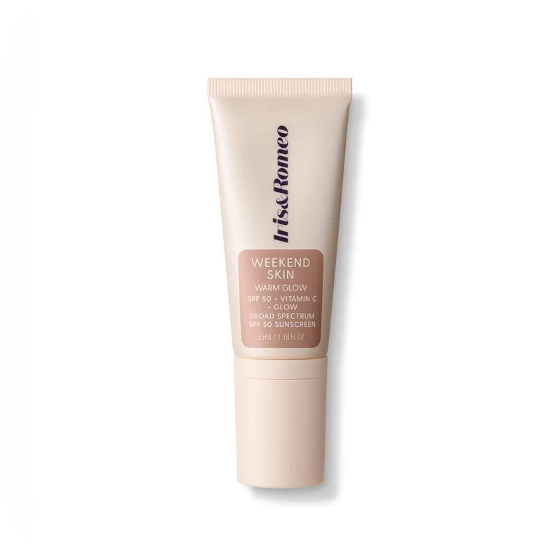 Weekend Skin Vitmin C + Glow Sunscreen, Warm Glow, SPF 50