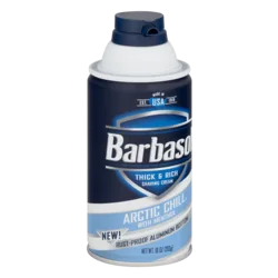 Thick & Rich Shaving Cream, Arctic Chill With Menthol (2019 formulation)