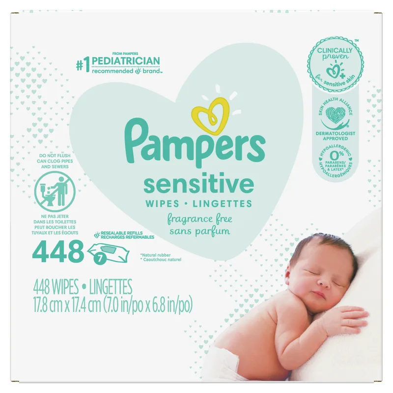 Sans Parfum Wipes, Fragrance Free