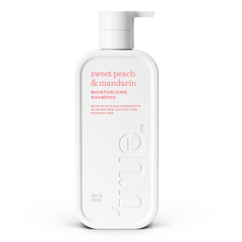 moisturizing shampoo, sweet peach & mandarin