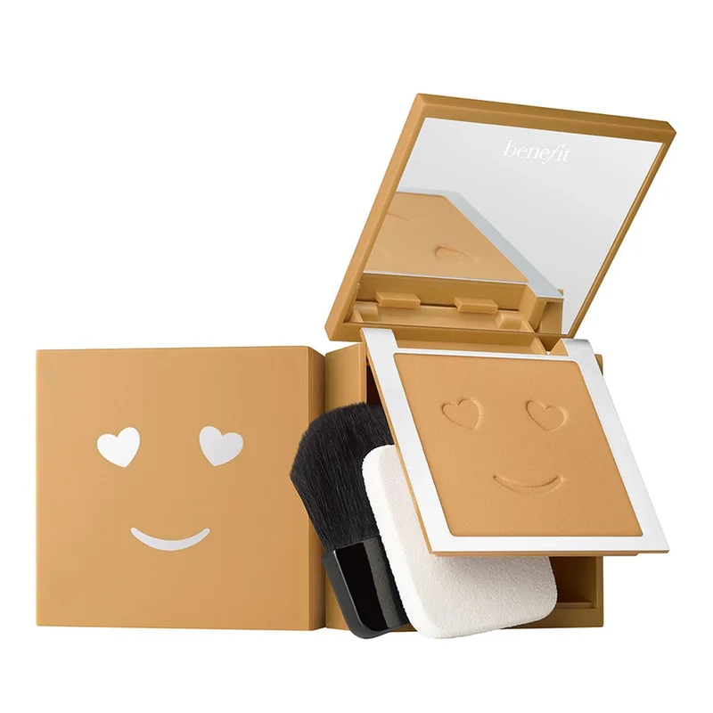 Hello Happy Velvet Powder Foundation, 7 Medium-tan Neutral