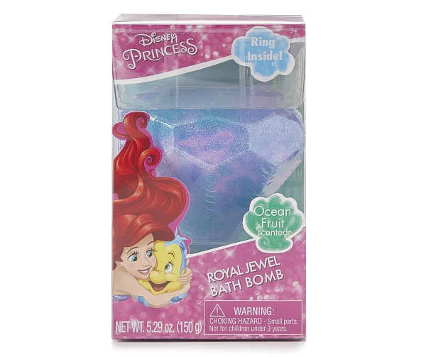 Princess Royal Jewel Bath Bomb, Ocean Fruit Scented (2020 formulation)