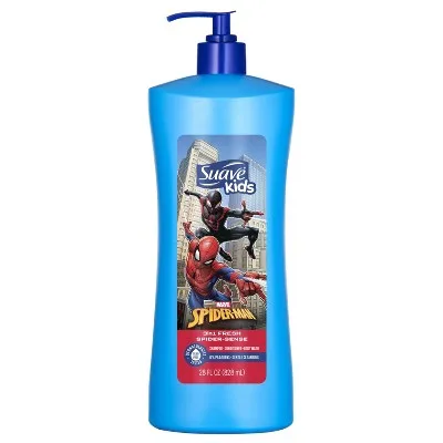Kids' Spider-Man 3-in-1 Pump Shampoo + Conditioner + Body Wash, Fresh Spider-Sense