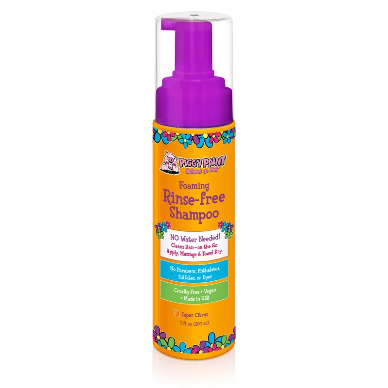 Foaming Rinse Free Shampoo, Super Citrus