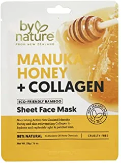 Sheet Face Mask, Manuka Honey + Collagen